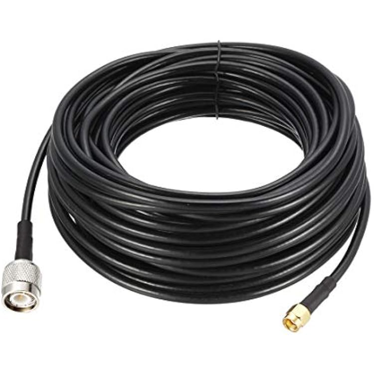 uxcell SMA Male to TNC Male RG58 RF Coaxial Cable 50 Ft