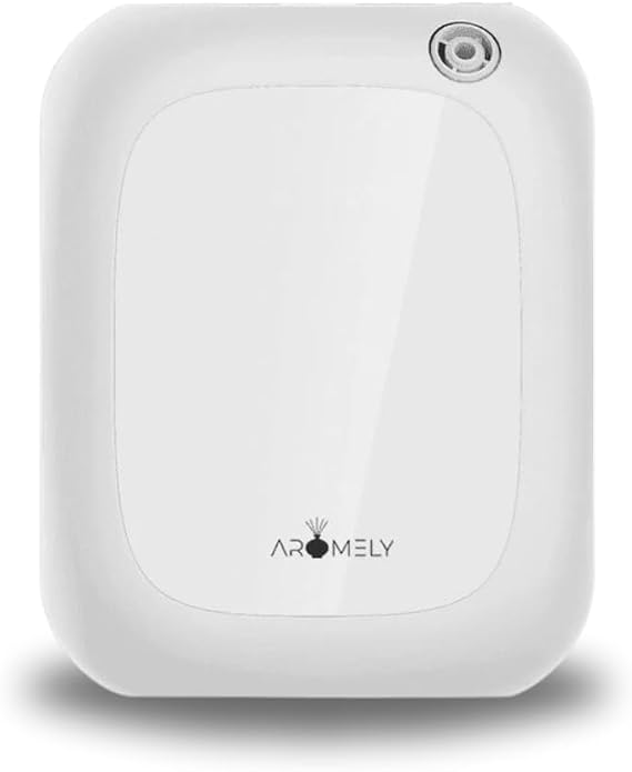 AROMELY ARO 25 MAX Smart Bluetooth Nebulizing Scent Diffuser - White | Essential Oil Diffuser for Home, Spa & Office - Waterless Aroma Diffuser - App Controlled - Air Freshener up to 1,500 SQFT