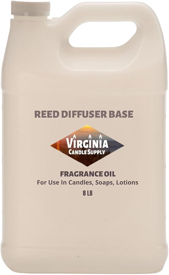 Reed Diffuser Base UnScented (8 LB - 1 Gallon Jug) transforms Fragrance and Essential Oils into Reed Diffuser Oils.