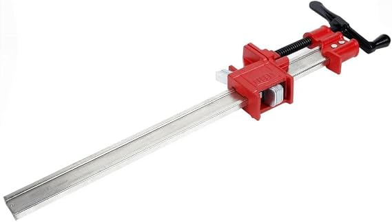 Bessey Bar Clamp,72" Opening,2" Throat Depth,Red/Silver