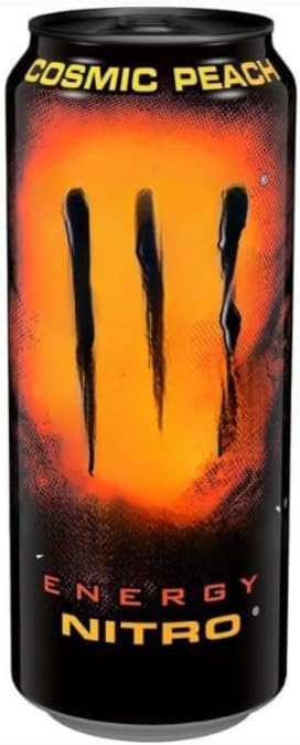 Energy Drink Nitro Cosmic Peach 500ml (Pack of 12) "A symphony of flavors" For All Occasions