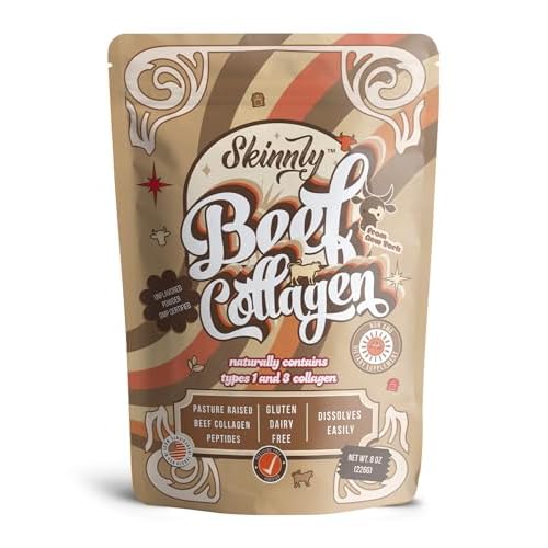Collagen Peptides Powder, Promotes Hair, Nail, Skin, Bone and Joint Health, Zero Sugar, Unflavored 8 OZ