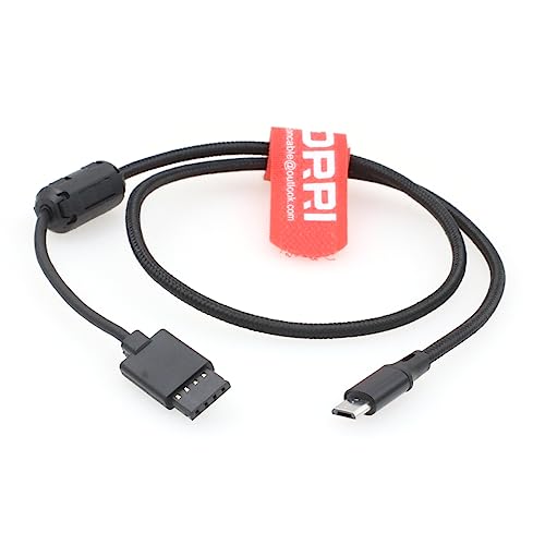 DRRI Nucleus-Nano Motor Power Cable Micro USB to DJI Ronin-S 12V