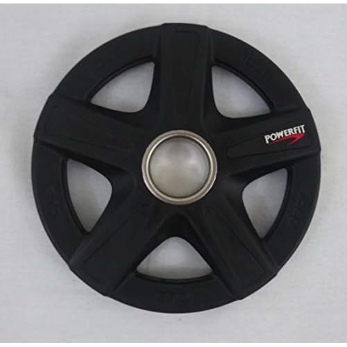 PowerFit Rubber Coated Grip Weight Plates 10