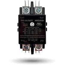 40 AMP 942120 DEFINITE PURPOSE CONTACTOR 2 Pole 120VAC Lighting Contactor 50A NEMA