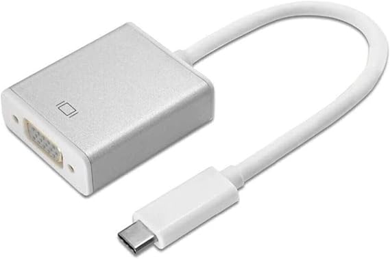 USB 3.1 Type C To VGA Adaptör Çevirici Dönüştürücü