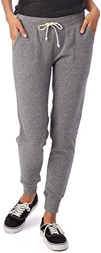 Alternative Womens Sweatpants, Eco-Fleece Tri Blend Jogger Pant