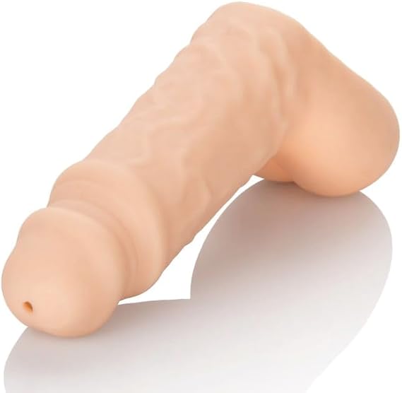 Realistic Soft Silicone Stand-to-Pee Hollow Packer DR34719