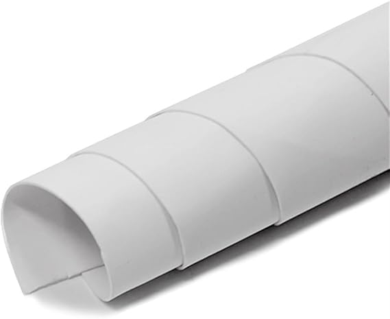 Self-adhesive EVA Foam Sheets, EVA Foam Roll 1 2 3 5mm, High Elasticity EVA Foam Sheets for Crafts White Black EVA Sheet(White,2mm x 8 x 40 inch)