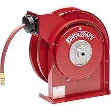 Reelcraft 4625 Premium Duty Spring Retractable Hose Reel, Made with Reinforced Steel, Long Life Drive Spring and Quiet Speed Latch, 38 x 25