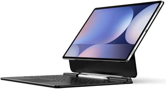 Fogy Samsung Galaxy Tab S8 Ultra /S9 Ultra/S10 Ultra 14.6 inç ile Uyumlu Magic Keyboard Touchpad Türkçe Kalem Bölmeli Işıklı Klavyeli Kılıfı SM-X920