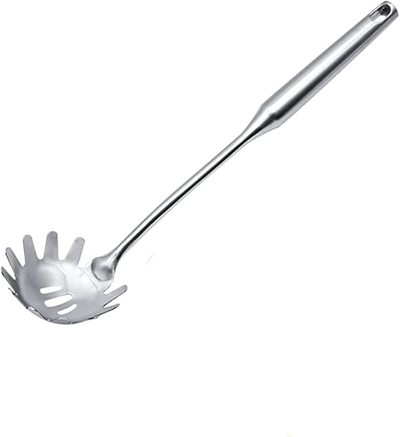Spaghetti Server Utensil, Pasta Server, Stainless Steel Pasta Spoon, Pasta Fork for Cooking Use