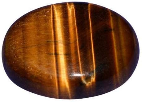 Tiger Eye Stone 11.25 Ratti Rashi Ratna Natural and Certified by Gemological Laboratory of India Precious Gemstone Unheated and Untreated Top Quality Gems for Astrological Purpose, Free,