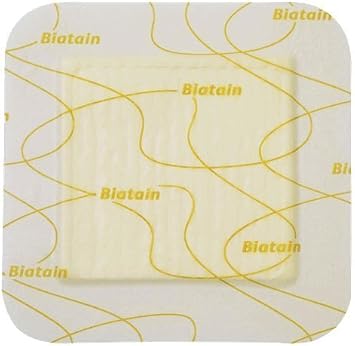 Biatain Silicone Lite Foam Dressing 5" x 5", Pad Size 2.87" x 2.87" (Box of 10 Each)