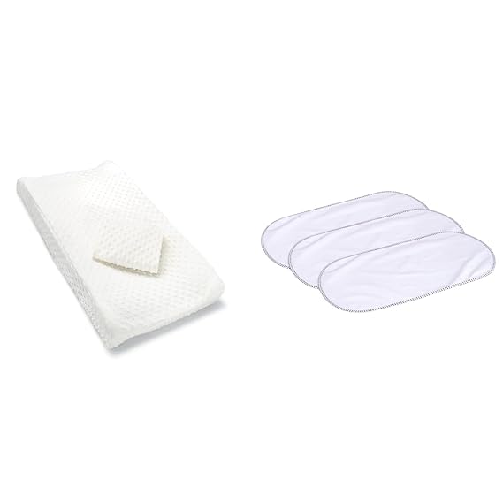 Munchkin 2 Pack Diaper Changing Pad Covers and 3 Count Waterproof Changing Pad Liners
