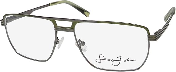Sean John 5158 Eyeglass Frame/Glasses Masculine Design Stainless Steel Full-Rim
