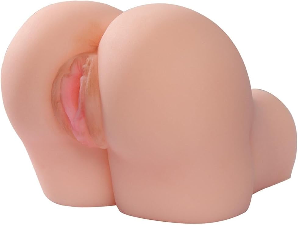 TruvaShop 2 İşlevli Gerçekçi Çift Girişli Realistik Vajina Kalça Mastürbatör