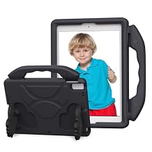 Thumb Protective Case Shockproof with Rotatable Handle (Black)