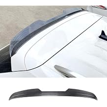 Rear Trunk Spoiler Compatible with MK2 Rline 2017+, Carbon Fiber Pattern Trunk Spoiler Wing HDirect