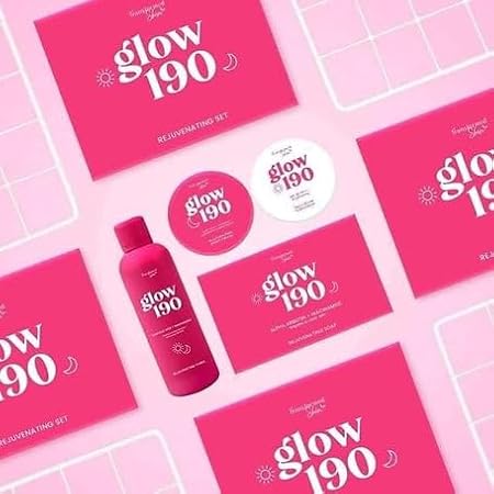 Transformed Skin Glow 190 Rejuvenating Set, Skincare Collection for a Radiant Complexion