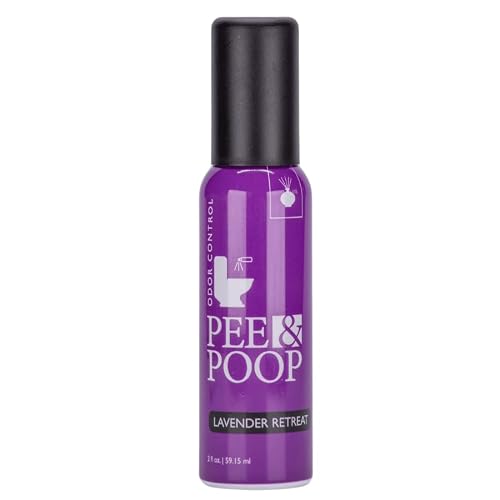 Pee&Poo Toilet Odor Control-Aromatic & Refreshing Toilet Spray, Use Before You Go, Infused with Natural Essential Oils - 60ml-Pocket Travel Size Lavender Retreat