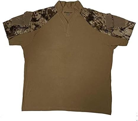 Kryptek Men's Tactical Short Sleeve Rugby Shirt