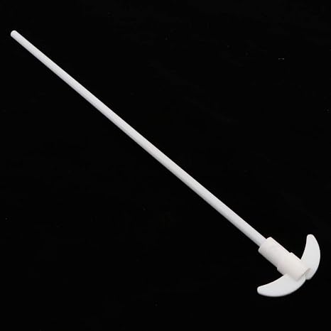 PTFE Stirring Shaft with Foldable Paddles for stirrers, 14" 350mm
