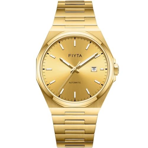 FIYTA Mens Automatic Watch Classic Watch Stainless Steel Strap