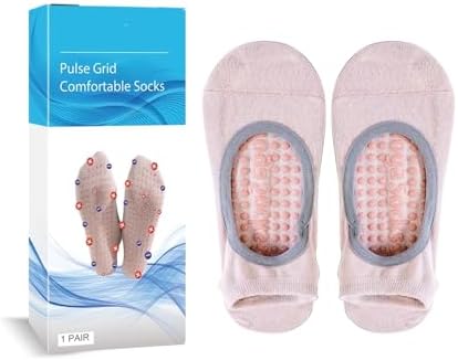 Ionic Yoga Socks - Foot Massage, Anti-Slip, Breathable, Elastic Fitness Socks For Women & Men