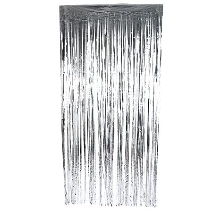 Benim Marifetlerim - Gümüş Püsküllü Doğum Günü Arka fonu Kapı Süsü Duvar Süsü Banner En:1Metre Boy:2 Metre