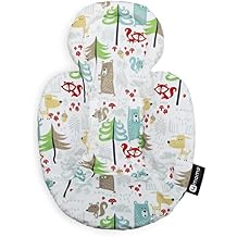 4moms RockaRoo and MamaRoo Little Forest Infant Insert, Machine Washable, Soft, Plush Fabric, Reversible Design