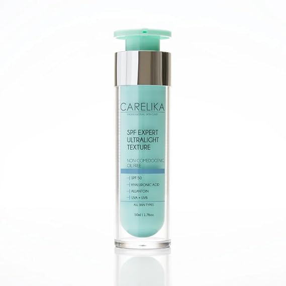 Face Sunscreen, SPF 50, UVA UVB Protection, Ultralight Texture