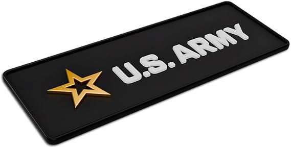 U.S. Army Rectangle 3D Premium Sticker (3'')