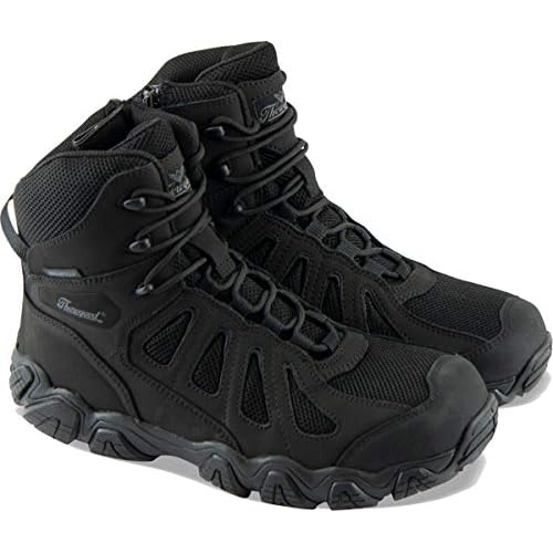 Thorogood Mens Crosstrex Series - 6 BBP Waterproof, Side Zip Composite Safety Toe Hiker Boot