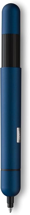 Lamy Pico Ballpoint Pen: Luxury Pocket Pen that Transforms into Full Size Biro, Lacquer Finish, Includes Double Push Mechanism & Refill (Imperial Blue)