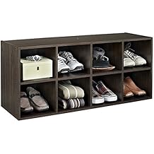 ClosetMaid 8-Cube Shoe Storage Organizer, Espresso