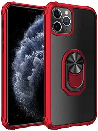 Spia Apple iPhone 11 Pro ile uyumlu Kılıf Kırmızı Losa Sert Kapak Orijinal Esnek İnce Geliştirilmiş Dayanıklı Darbe Karşıtı Koruyucu Yeni Nesil Tasarım (Apple iPhone 11 Pro, Kırmızı)