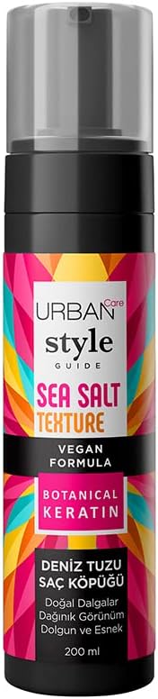 URBAN Care Style Guide Deniz Tuzu Doğal Dalga Sağlayan Şekillendirici Saç Köpüğü 200 ml- Vegan