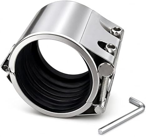 Pipe Repair Clamp,1/2 inch(20mm-23mm) Stainless Steel Leak Sealer, Heavy Duty Pipe Leak Repair Kit for Metal & PVC Pipes, for Burst & Crack Water Pipe Emergency Maintenance