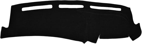 Dash Cover Fits 1970-1981 Pontiac Firebird/Trans Am | Carpet, Black, Custom-Fit Dashboard Protector, UV Protection, Accommodates Factory Dashboard Features, with Adhesive