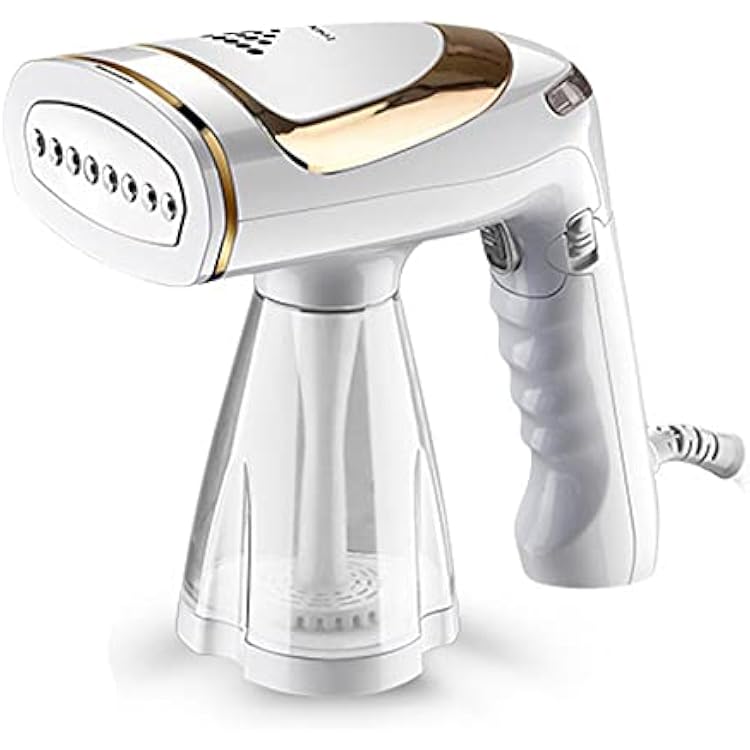 Steamer for Clothes, Handheld Clothes Steamer 1600W Handheld Garment Steamer Portable Clothing Steamer Iron Removes Wrinkle Quick Heating with 250ML Detachable Water Tank for Home Office and Travel