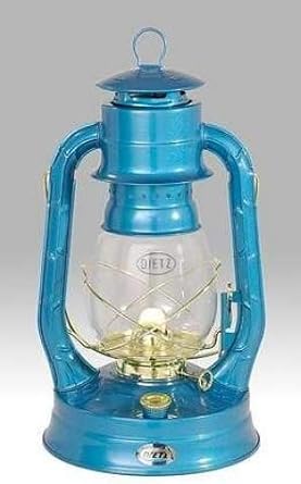 Dietz #8 Air Pilot Oil Burning Lantern (Blue with Gold)