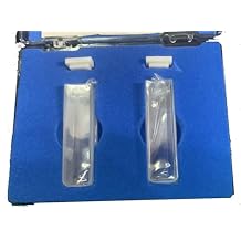 UV Quartz Cuvettes for Spectrophotometer Standard Quartz Cells (Set of 2 Pcs) (Optical Windows: 2; Spectral Range: 190-2500 nm; Pathlength: 10 mm; Volume: 3.5 ml; A Non-Sealing PTFE Cover)