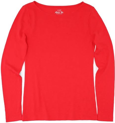 J.Crew Mercantile Womens Long Sleeve Boat Neck Artist Tee