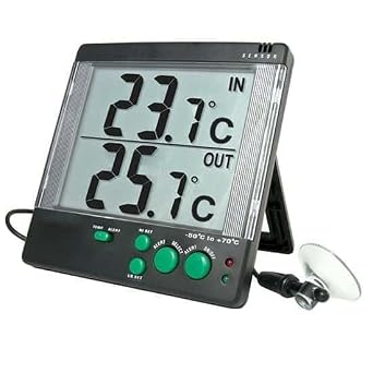 Traceable Calibrated Big-Digit Digital Thermometer, 50 to 70 Degrees Celsius, 0.1 Resolution, Accuracy of 1.0 Degree Celsius