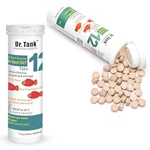 Dr. Tank #12 White Spot Out - Ich Treatment for Freshwater Fish - Eliminates Ick White Spot Disease - Safe for Aquatic Plants - 60 Tablets