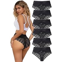 Sexy Panties for Women Sexy Comfy Underwear for Women Panties Sexy No Trace Ice Silk Ladies Colorful Lace Bikini