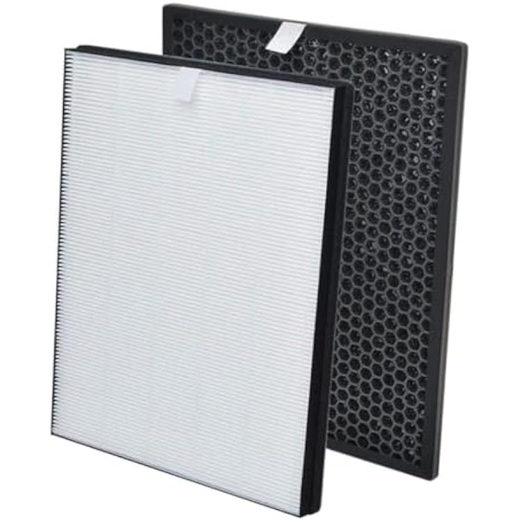 FY141340 Active Carbon&FY141040 Hepa Replacement Filter ,Compatible for Philips, Air Purifier Serie,Replace AC121412151217 AC2729