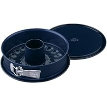 Dr.Oetker Springform Back-Liebe with Enamel-Server-and Tubular Base 26 cm in Black, 26 x 26 x 7 cm