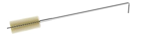 Albion Engineering Company 800-G01 Bulk Gun Barrel Brush with Curved Handle for Manual Cleaning